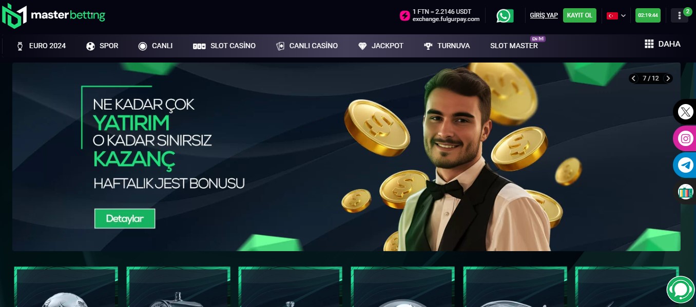 Masterbetting giriş